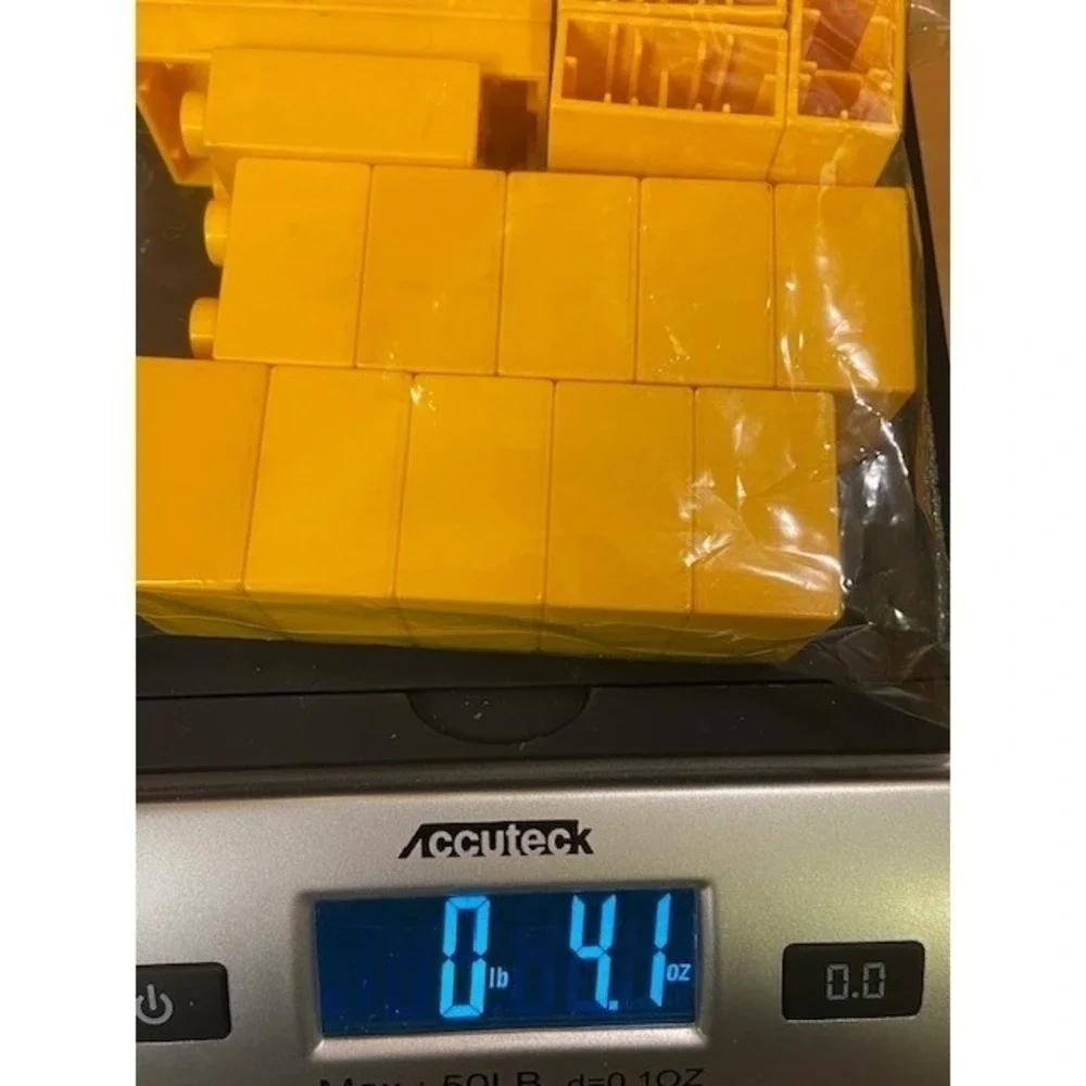 Bright Light Orange Replacement Bricks Lot 16 Pieces 2x2 Tall and 2x4 Bricks